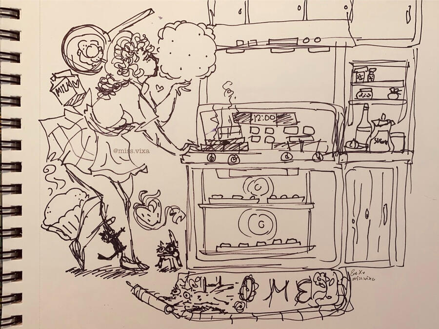 'Lovely Kitchen' Pens