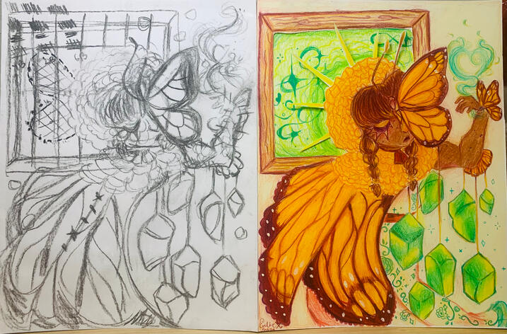 'Mariposas Monarcas' (Artwork for a Symposium)