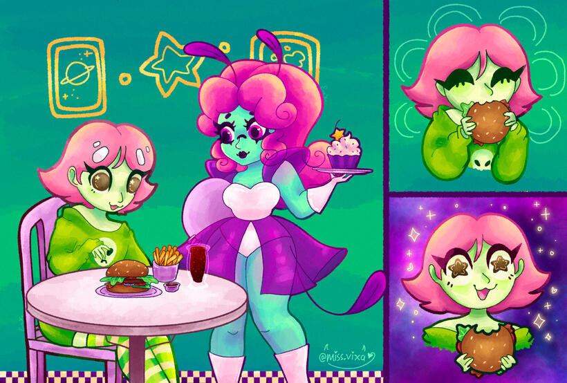 'Intergalactic Burger' (For Groms)